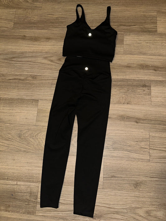 Lulu Lemon Bra & Tights Set