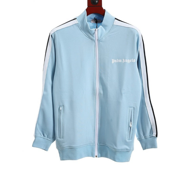 Baby Blue Palm Angles Track Suit